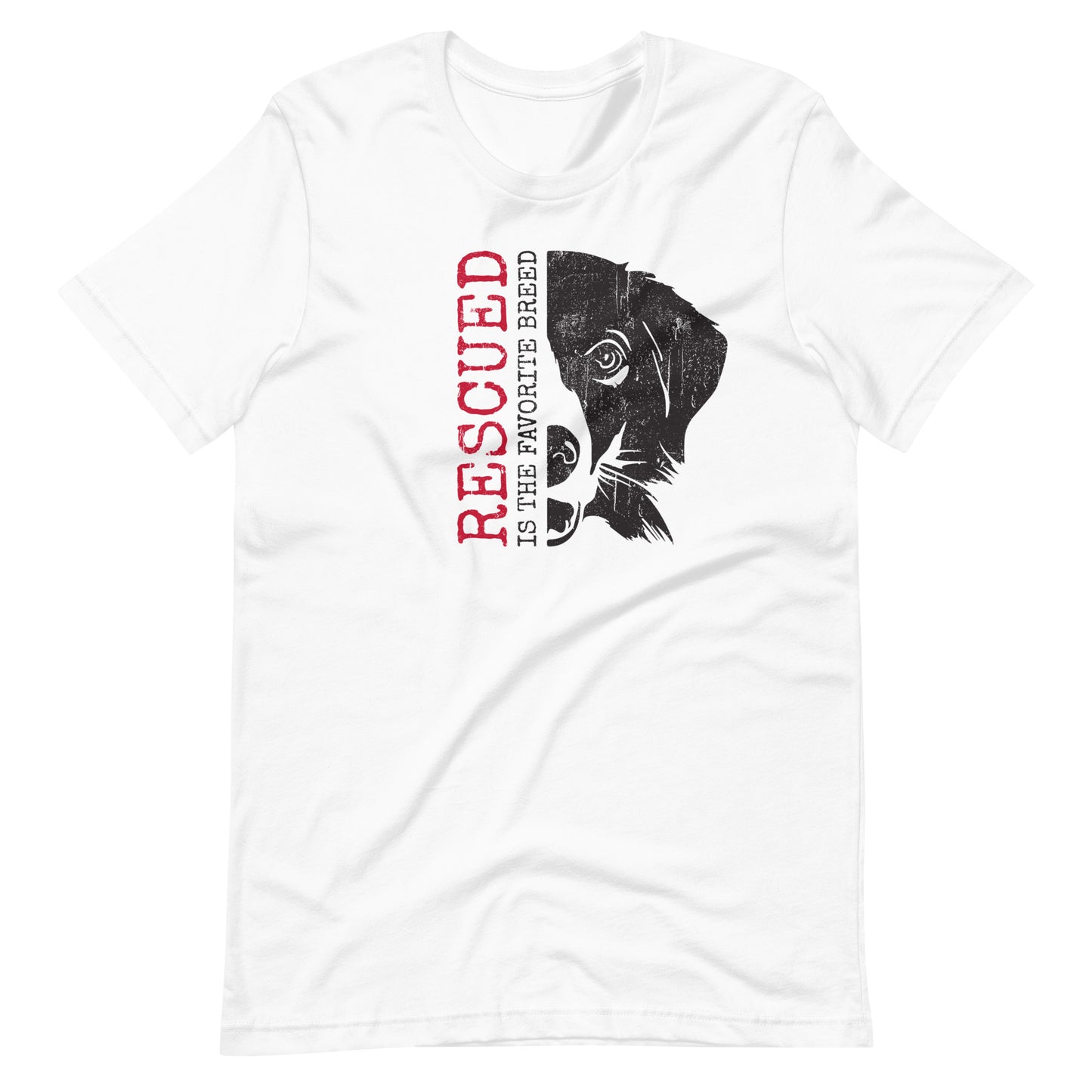 Rescued Is The Favorite Breed - Unisex Tee