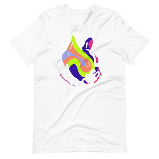 French Bulldog Psychedelic Face - Unisex Tee