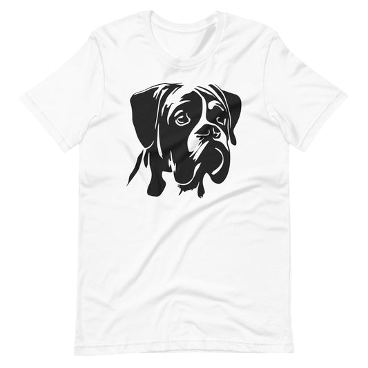 Boxer Face Silhouette - Unisex Tee